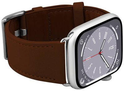 Рака трака Puro E-Classic за Apple Watch, 38 40 41 mm, еко кожа, кафеава