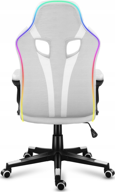 Karrige gaming Huzaro Force 2.5 RGB, rrjetë WHITE Mesh, e bardhë