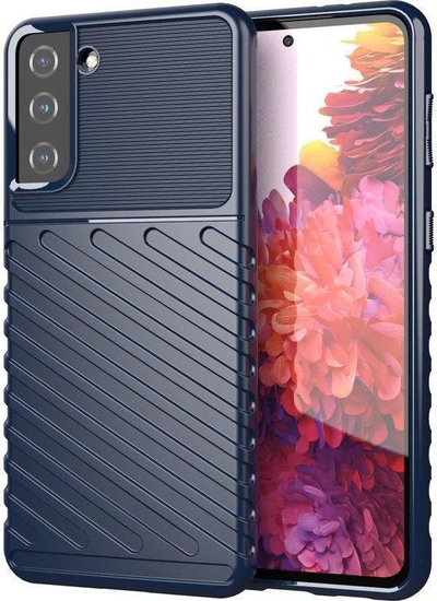 Mbrojtëse telefoni Hurtel Thunder Case Samsung Galaxy S22 Plus, e butë, TPU, blu