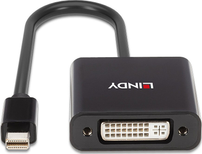 Adaptor video Lindy Mini DisplayPort në DVI, aktiv, 1920x1200, i bardhë