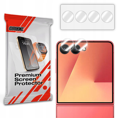 Mbrojtëse kamere GrizzGlass HybridGlass për Samsung Galaxy Z Flip7, xham hibrid, transparente