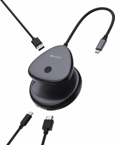 Sistem transmetimi AV Verbatim WDA-02, 4K Ultra HD, USB-C, i zi