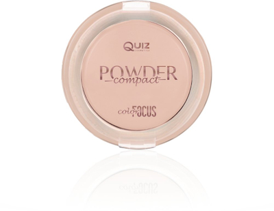Pudër kompakte Quiz Cosmetics Color Focus No 2, matifikuese, 10g