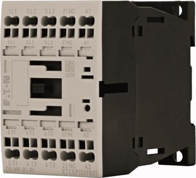 Kontaktor Eaton DILM, 3 pole, 4 kW, 24 V DC