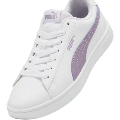 Патики Puma Rickie Classic W 394251 21, синтетички, гумиран ѓон, бели со виолетова