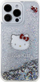 Mbështjellës telefoni Hello Kitty Liquid Glitter Charms Kitty Headcase për iPhone 15 Pro Max, transparent