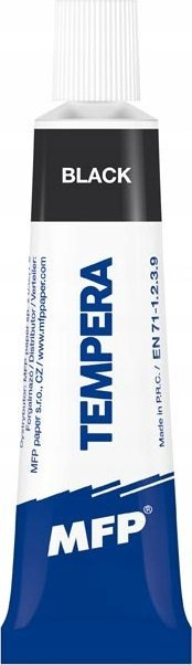 Ngjyrë tempera MFP, 12ml, e zezë