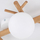 Llambë tavani SHERON WHITE 5309, stil nordik, me 4 sfera, e bardhë