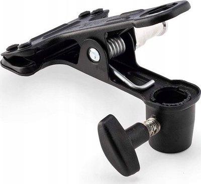 Kapëse mini me pranverë Manfrotto 275, lidhje 5/8", e zezë