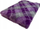Shtrat për qen CANILOVE Goldie Dry Bed, 50x38cm, material që s’rrëshqet, ngjyrë rozë me kuadrate