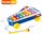 Lodër ksilofon Woopie Happy Rocket Piano, 8 nota, me litar për ta tërheq, shumëngjyrësh