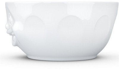 Enë porcelani Lumarko FIFTYEIGHT, 2600 ml, fytyrë 3D, e bardhë