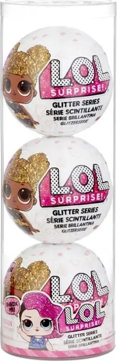 Set goca L.O.L. Surprise Glitter Series, 3 copë, Style 3, shumëngjyrëshe