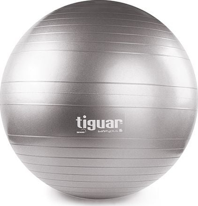 Top ushtrimesh Tiguar Body Ball Safety Plus TI-SP0065G, 65 cm, anti burst, ngjyrë grafit