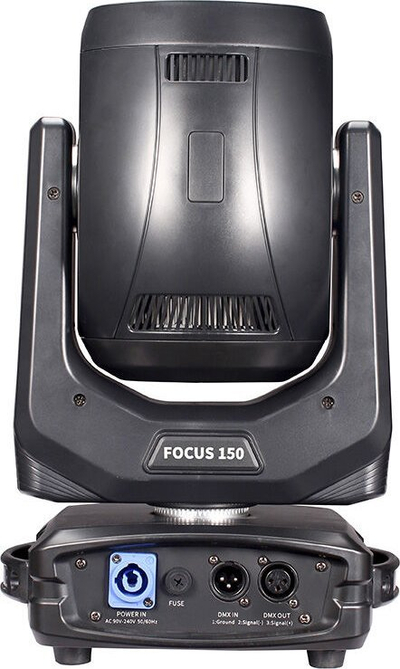 Kokë lëvizëse skene LIGHT4ME Focus 150 Spot, LED 150W, me DMX, ngjyrë e zezë