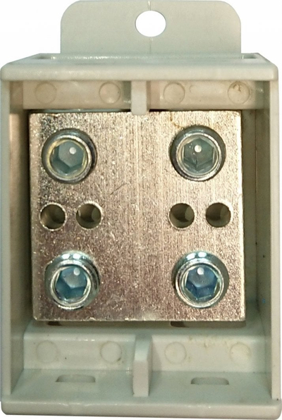 Terminal hekurudhor Incobex ZGX-2x35, 2 pole, 35mm², blu