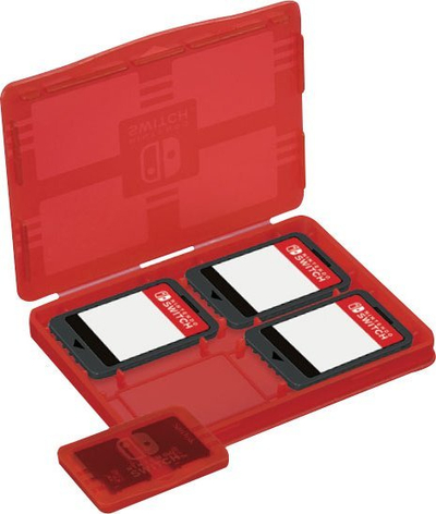 Rast udhëtimi Nintendo Switch Lite Luigi Mansion, kuti për 4 Game Cards, kasetë për 2 Micro SD, jeshile
