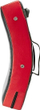 Перниче за тренинг Allright Large Curved, 60x30 см, ПУ, црвено-црно