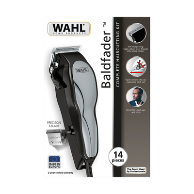Makineri prerëse flokësh Wahl Baldfader, motor i fuqishëm, për bald fade, gri