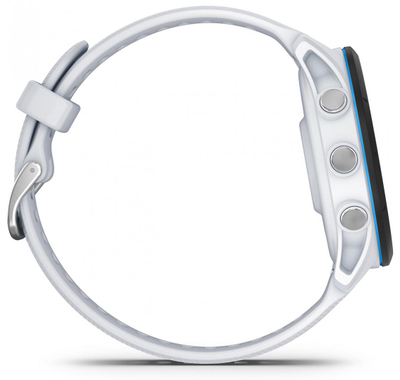 Ora sportive Garmin Forerunner 255 Music, 46mm, GPS, e bardhë