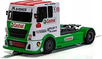 Kamion gare për pistë Scalextric Castrol, model slot, shumëngjyrësh