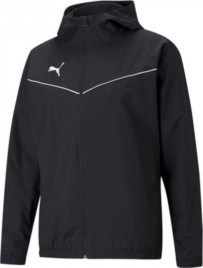 Xhaketë sportive Puma teamRISE All Weather M 657396 03, me kapuç, për burra, e zezë
