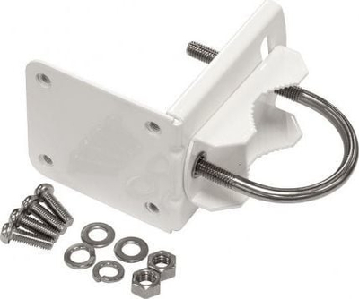 Adapter montimi për shtyllë MikroTik LHGMOUNT, për seri LHG, metalik, i bardhë
