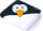 Peshqir/ Mantill për fëmijë, me pinguin