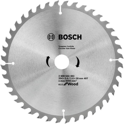 Teh rrethor Bosch Saw Blade 254mm, 80 dhëmbë, për dru