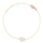 Byzylyk për femra Daniel Wellington Cancer Crystal Zodiac DW00400910, i artë