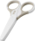 Gërshërë për bebe NUK Baby Scissors, maja të rrumbullakosura, gri