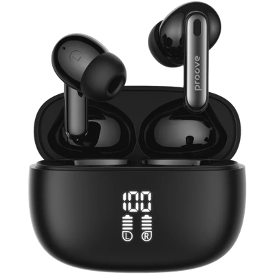 Dëgjuse wireless Proove Intro Pro, IPX4, me aplikacion, të zeza
