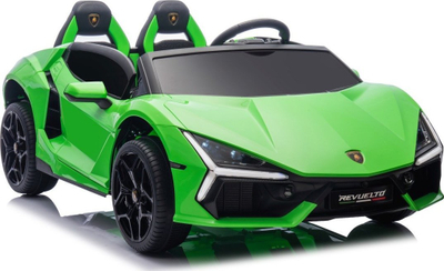 Makina elektrike për fëmijë Lamborghini Revuelto XL STRONG, 24V, rrota të fryrshme, e gjelbër