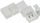 Konektor këndor për shirit LED GTV XC11 LD-ZTKT10MM-02N, për shirita 10mm, plastik, i bardhë