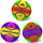 Top futbolli me ujë Star Water Football, 23 cm, 160 g, ngjyra fluo