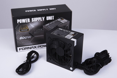 Furnizues energjie Gembird ATX, 600W, 80 Plus Bronze, ventilator 12 cm