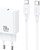 Karikues rrjeti Remax Prime II Series RP-U5, 20W PD, me kabllo USB-C Lightning 1m, i bardhë