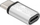 Adapter USB Goobay, USB C në microUSB, i argjend