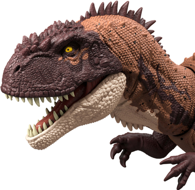 Figurë aksion Jurassic World Chaos Theory Wild Roar Kryptops, me zë dhe sulm me kokë