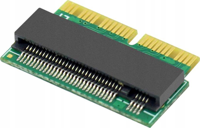 Adapter memorie RAM Mini PCIe në mPCIe, 52 pin, jeshil