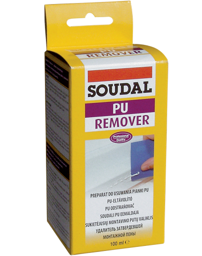 Паста за отстранување на ПУ пена Soudal, 100ml, со четка и шпатулa