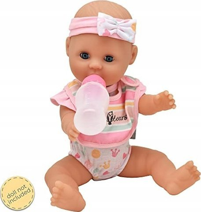Set aksesorësh për kukulla Tiny Tears Magic Bottle, 2 biberonë, me qetësues, rozë