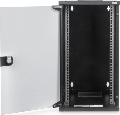 Kabinet rrjeti Digitus DN-10-12U-B, montim në mur, 12U, gri