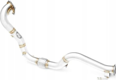 Downpipe shkarkimi VW Scirocco III 1.4 TSI 160HP, 63.5mm, çelik inox