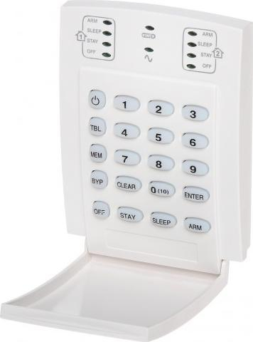 Tastierë alarmi Paradox K-10V, me LED, e bardhë