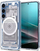 Mbështjellës telefoni Spigen Ultra Hybrid Mag për Samsung Galaxy S25, MagSafe, i bardhë