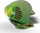 Lodër 3D ekologjike Teka Eugy Parrot Kakapo, puzzle 3D, 3 pjesë, jeshile
