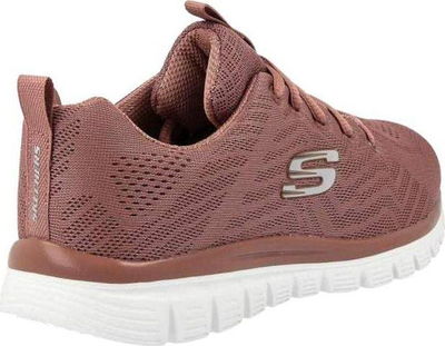 Atlete për goca Skechers Graceful Get Connected, Memory Foam, rrjetë ajrosëse, rozë
