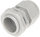 Gland kabllor plastik D/M-20X1.5, IP68, diametër 6-12mm, i bardhë
