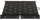 Rafte rrëshqitëse për kabinet 19" RACK P19S 350mm, metal, e zezë